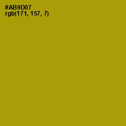 #AB9D07 - Lucky Color Image