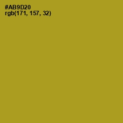 #AB9D20 - Lemon Ginger Color Image