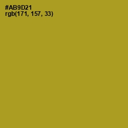 #AB9D21 - Lemon Ginger Color Image