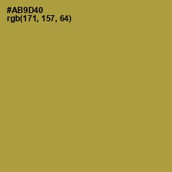 #AB9D40 - Driftwood Color Image