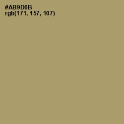 #AB9D6B - Teak Color Image