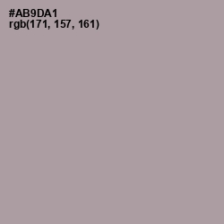 #AB9DA1 - Amethyst Smoke Color Image