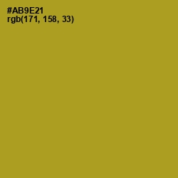 #AB9E21 - Lemon Ginger Color Image