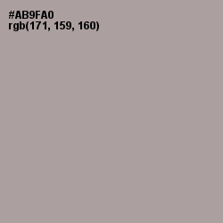 #AB9FA0 - Amethyst Smoke Color Image