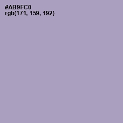 #AB9FC0 - East Side Color Image