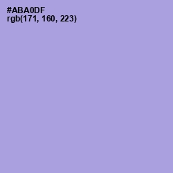 #ABA0DF - Cold Purple Color Image