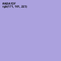 #ABA1DF - Cold Purple Color Image