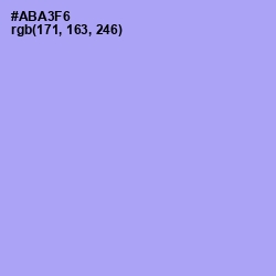 #ABA3F6 - Biloba Flower Color Image