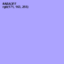 #ABA3FF - Biloba Flower Color Image