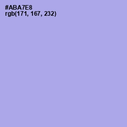 #ABA7E8 - Biloba Flower Color Image