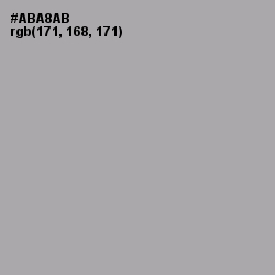 #ABA8AB - Silver Chalice Color Image