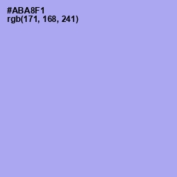 #ABA8F1 - Biloba Flower Color Image