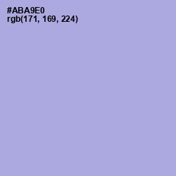 #ABA9E0 - Biloba Flower Color Image