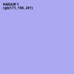 #ABA9F1 - Biloba Flower Color Image