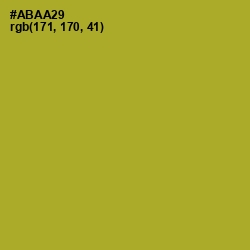 #ABAA29 - Lemon Ginger Color Image