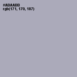 #ABAABB - Spun Pearl Color Image