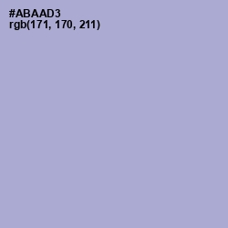 #ABAAD3 - Wistful Color Image