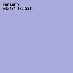 #ABAADD - Cold Purple Color Image