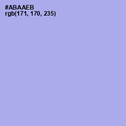 #ABAAEB - Biloba Flower Color Image