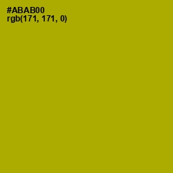 #ABAB00 - Sahara Color Image