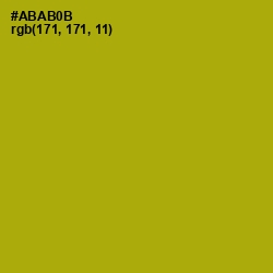 #ABAB0B - Sahara Color Image
