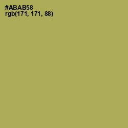 #ABAB58 - Olive Green Color Image