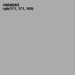 #ABABA9 - Silver Chalice Color Image
