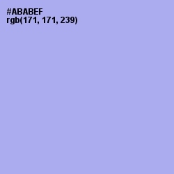 #ABABEF - Biloba Flower Color Image