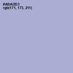 #ABADD3 - Wistful Color Image