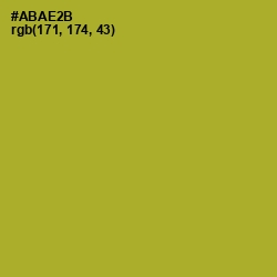 #ABAE2B - Citron Color Image