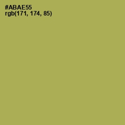 #ABAE55 - Olive Green Color Image