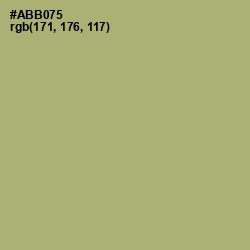 #ABB075 - Green Smoke Color Image