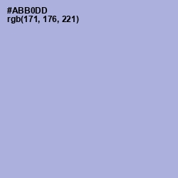 #ABB0DD - Pigeon Post Color Image