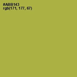 #ABB143 - Olive Green Color Image