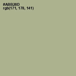 #ABB28D - Swamp Green Color Image