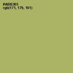 #ABB365 - Green Smoke Color Image