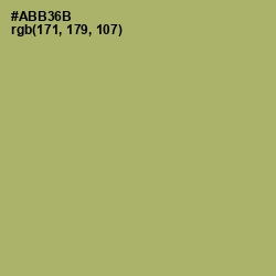 #ABB36B - Green Smoke Color Image