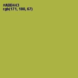 #ABB443 - Olive Green Color Image