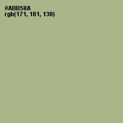 #ABB58A - Swamp Green Color Image