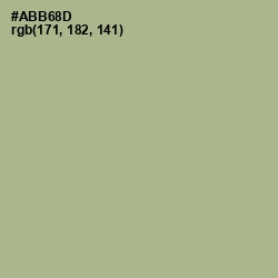 #ABB68D - Swamp Green Color Image