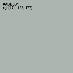 #ABB6B1 - Bombay Color Image