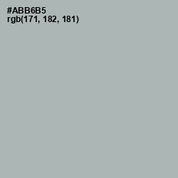 #ABB6B5 - Bombay Color Image