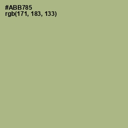#ABB785 - Swamp Green Color Image