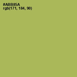 #ABB85A - Olive Green Color Image