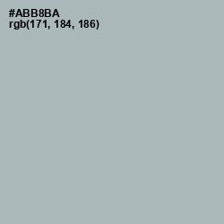 #ABB8BA - Tower Gray Color Image