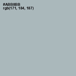 #ABB8BB - Tower Gray Color Image