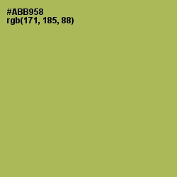 #ABB958 - Olive Green Color Image