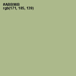 #ABB98B - Swamp Green Color Image