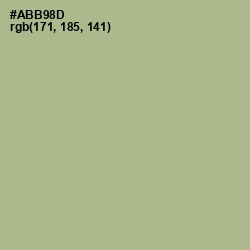 #ABB98D - Swamp Green Color Image