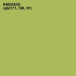 #ABBA5B - Olive Green Color Image